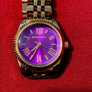 Michael Kors purple face watch